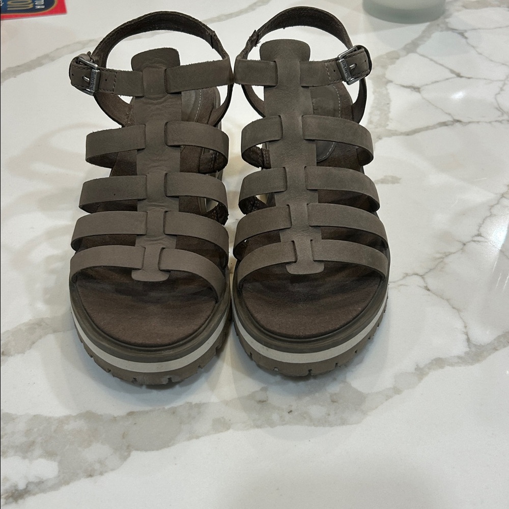 Timberland Women's Olive  Strappy Sandals